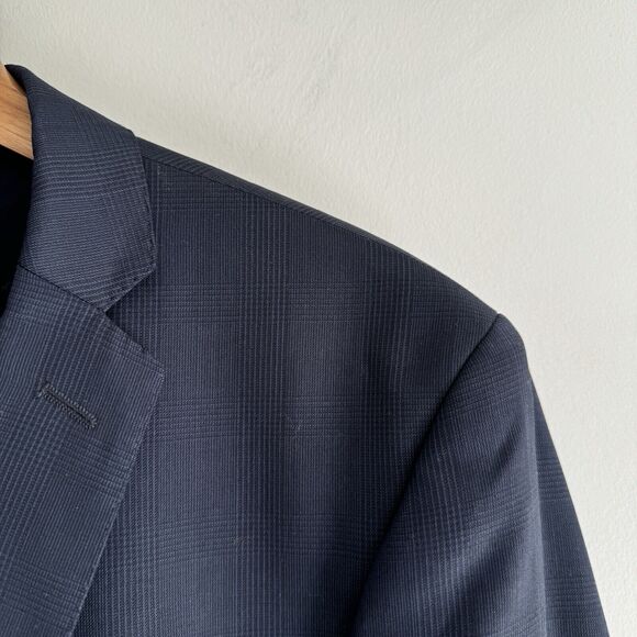 Ben Sherman Blue Two Button Blazer - Picture 4 of 6